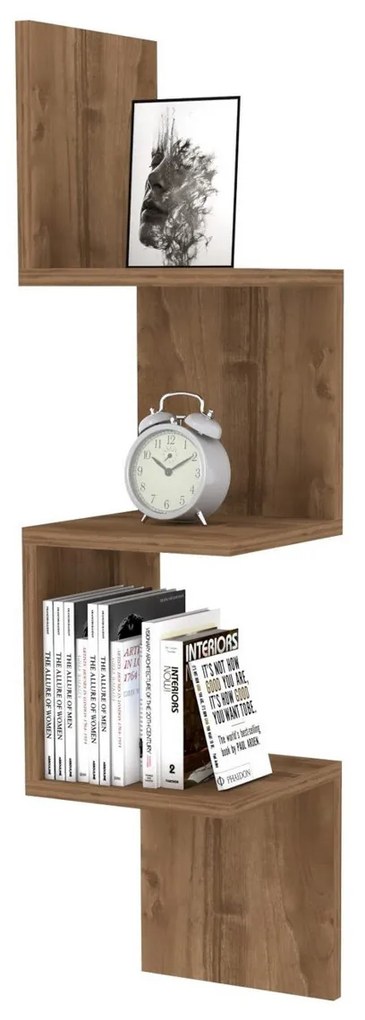 Zikzak Walnut polc
