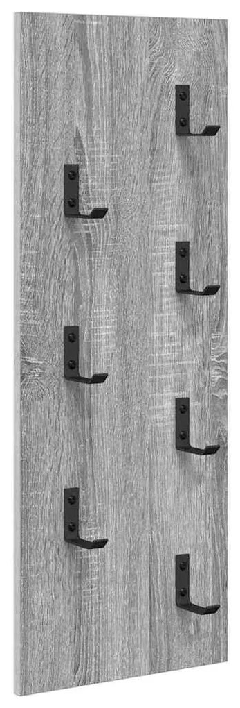Fali Kabáthorog Szürke sonoma 30 x 1.5 x 80 cm Faanyag
