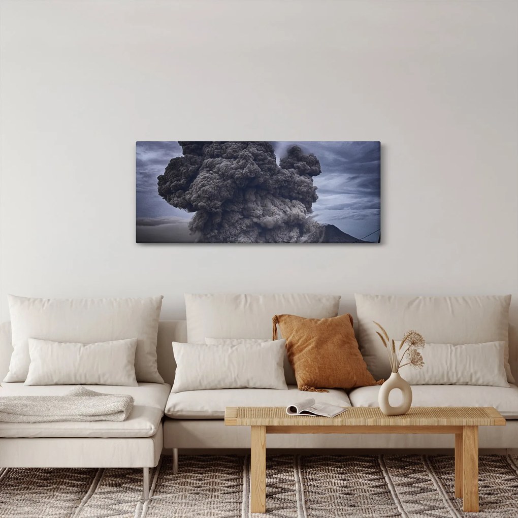 Kép - Vulkán kitörés (120x50 cm)
