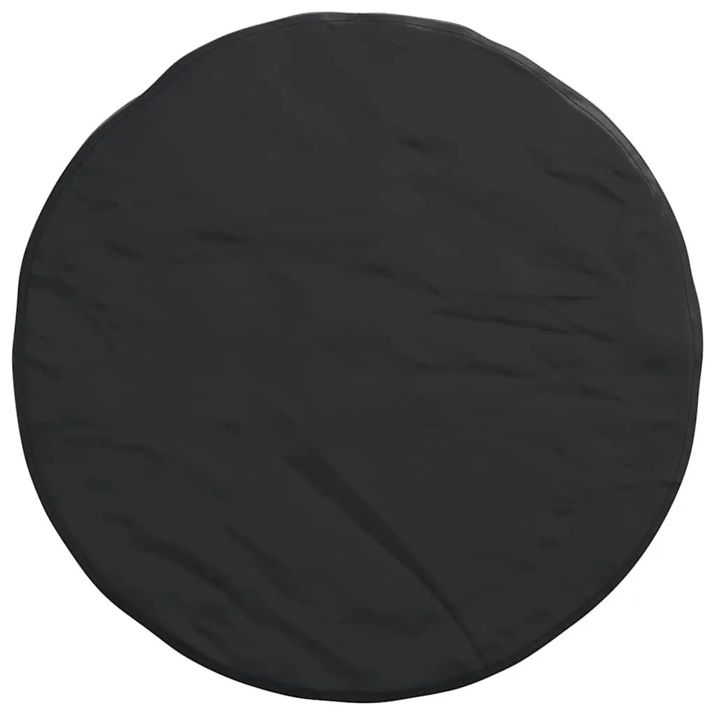 Kültéri Asztal Huzat Fekete 92 x 92 x 10 cm 600D szövet