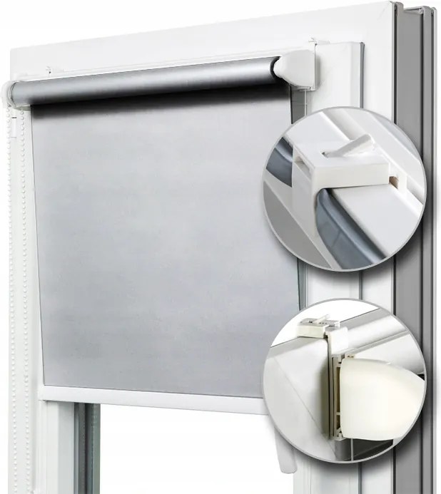 Sötétítő Roló 100% Blackout Premium 71x140 Non-invazív