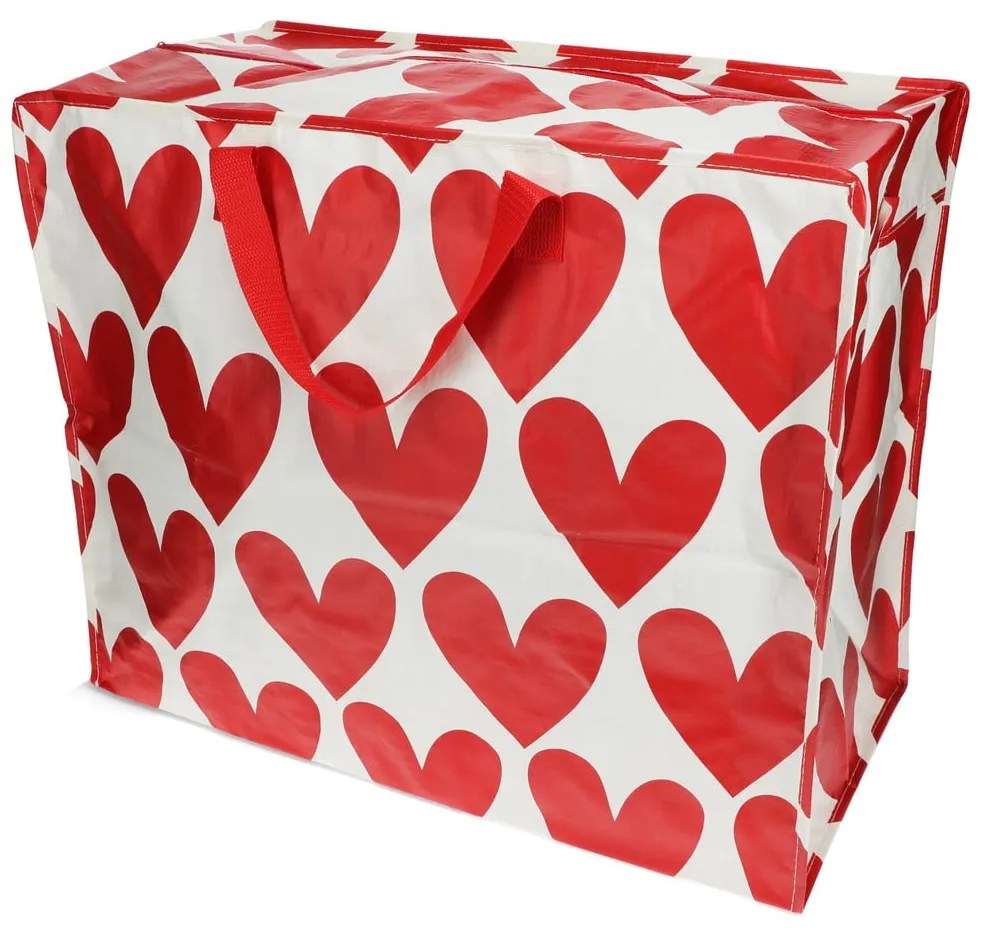 Újrahasznosított műanyag ruhatároló doboz 58x28x48 cm Hearts – Rex London