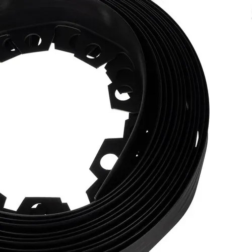 Gardlov Kerti szegély 6 cm x 10 m 20 tűvel - fekete