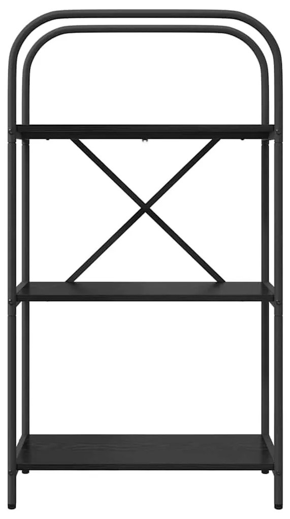 Könyvespolc Musta tammi 60 x 30 x 109 cm Faanyag