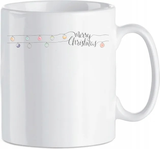 Karácsonyi Bögre Boldog Karácsonyt Lámpák 330 ml