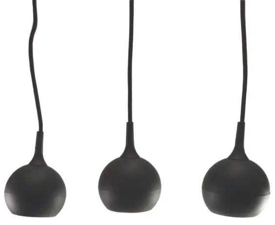 Csillár zsinóron COLM 3xGU10/30W/230V fekete