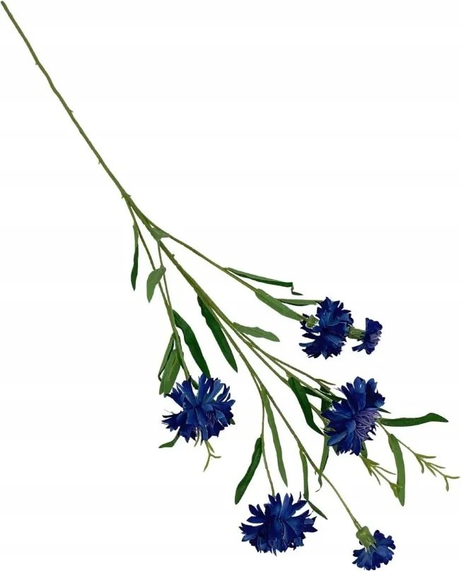Búzavirág ág 74 cm sötétkék Mezei Virágok