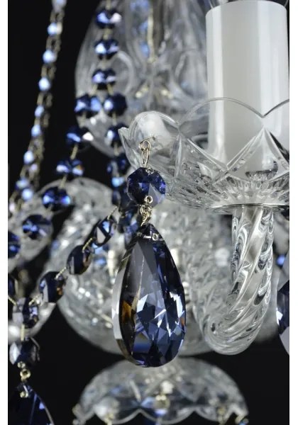 Wranovsky JWZ102052101 - Kristály csillár láncon DE LUXE 5xE14/40W/230V