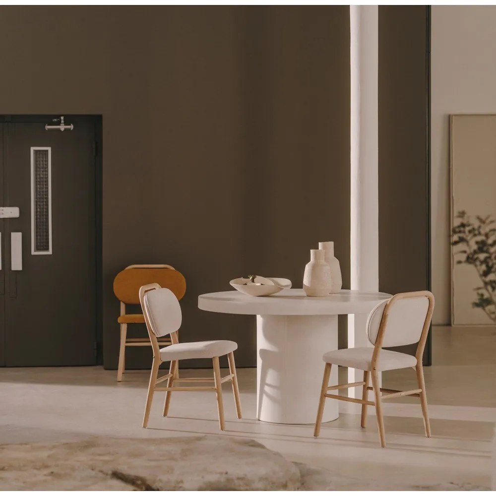 Bézs étkezőszék szett 2 db-os Helda – Kave Home