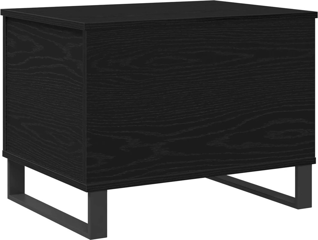 vidaXL Dohányzóasztal Fekete tölgy 60 x 44,5 x 45 cm