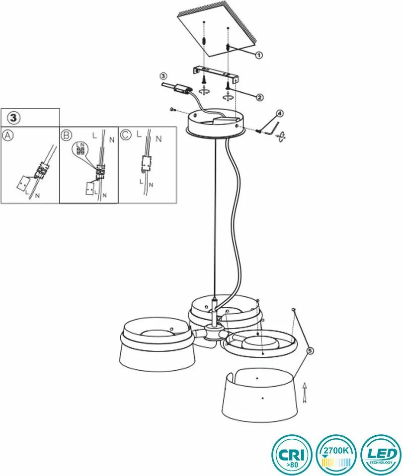 Függeszték Fa LOOP FARO 29397