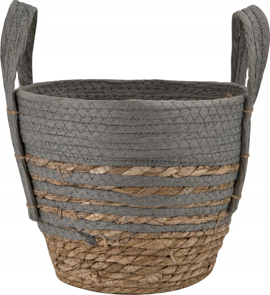 "Bali" kosár M szürke"