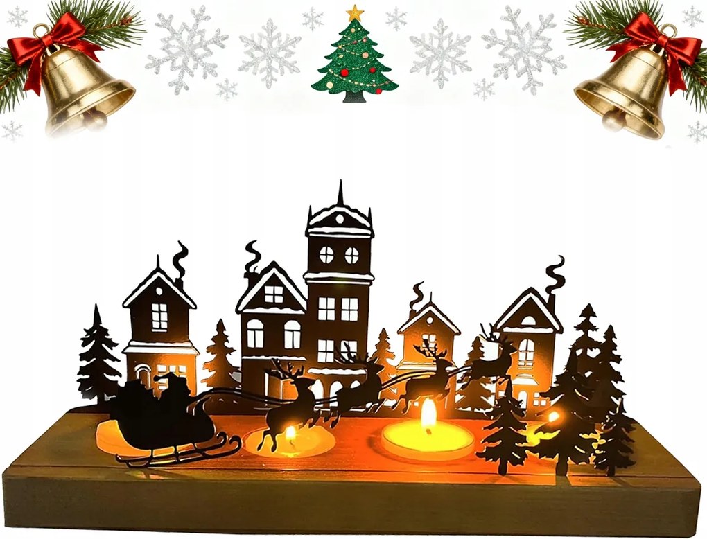 Adventi gyertyatartók, asztaldíszek