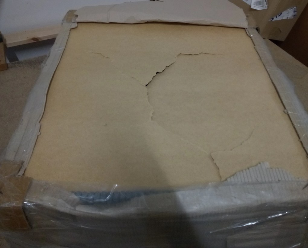AKCIÓ Szürke SMART COSARO tárolós puff 65x65 cm II. minőség