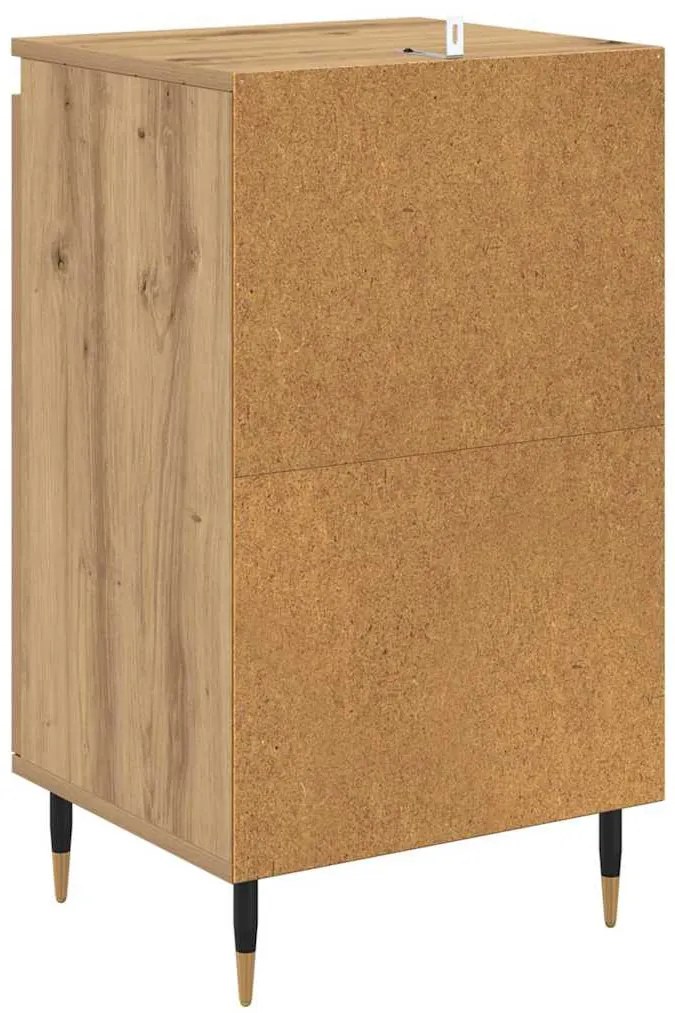 Széf 2 pcs Artisan tölgy 40 x 35 x 70 cm Műszaki fa és vas