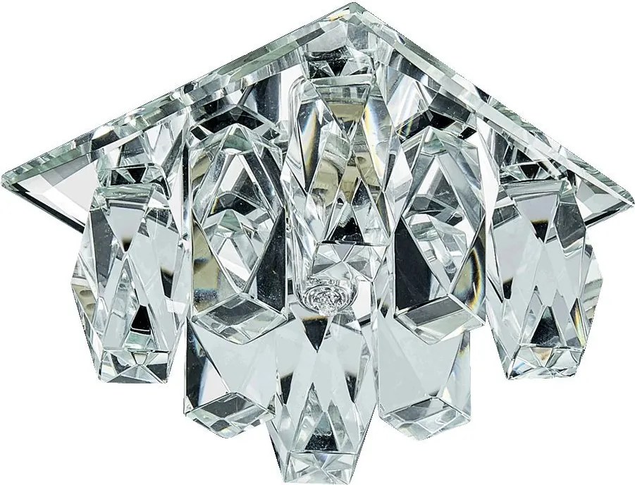 PREZENT 71075 CRYSTAL Kristály Spot Lámpa Króm, Tükör, Átlátszó G9 IP20