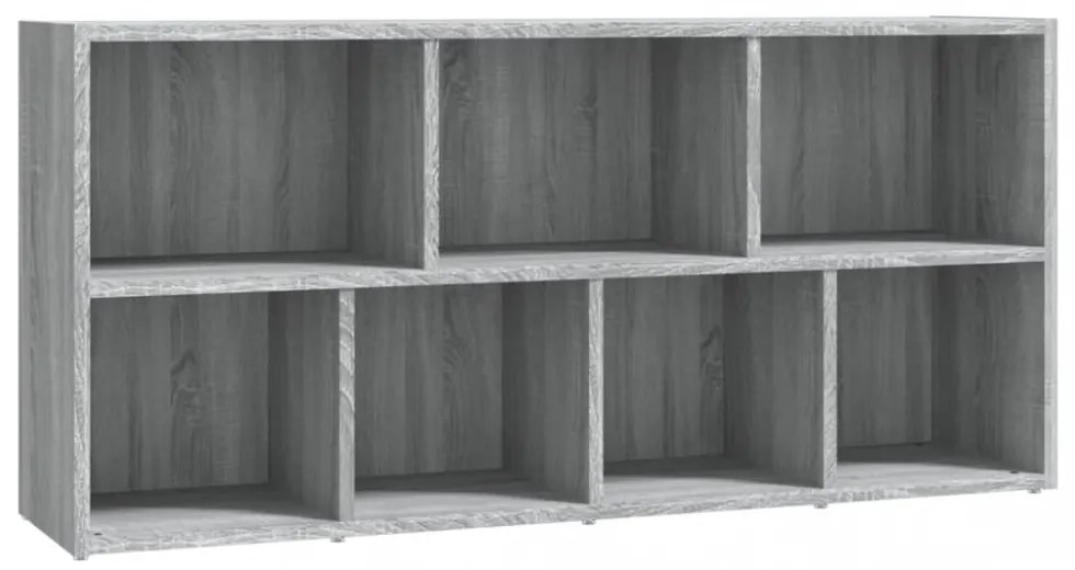 szürke sonoma színű könyvszekrény 50 x 25 x 106 cm