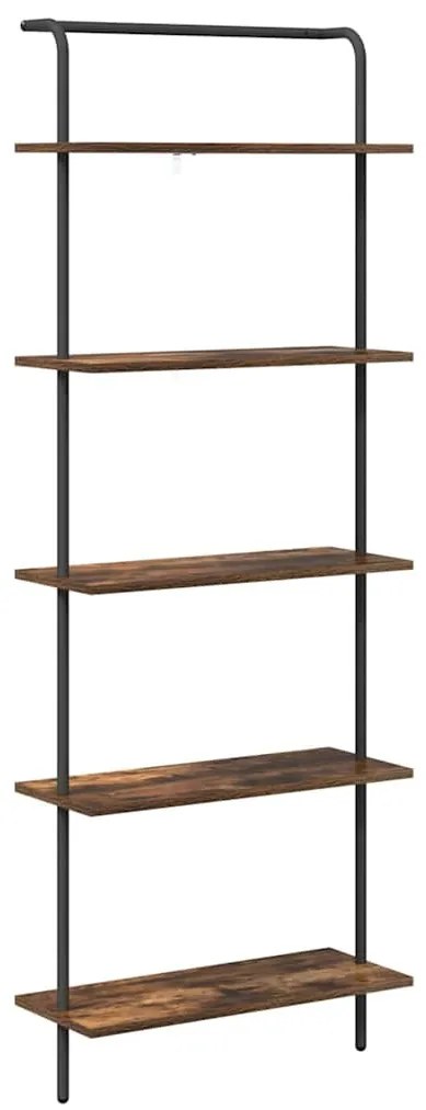 Könyvespolc Füstölt tölgy 60 x 24 x 168 cm Faanyag