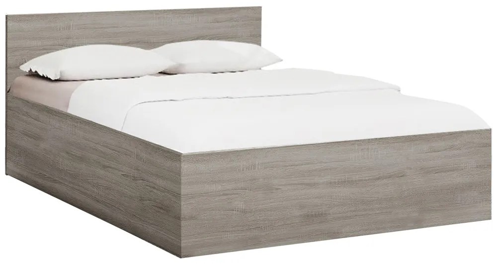 SOFIA ágy 180 x 200 cm, trüffel tölgy Ágyrács: Lamellás ágyrács, Matrac: Sommera 18 cm matrac