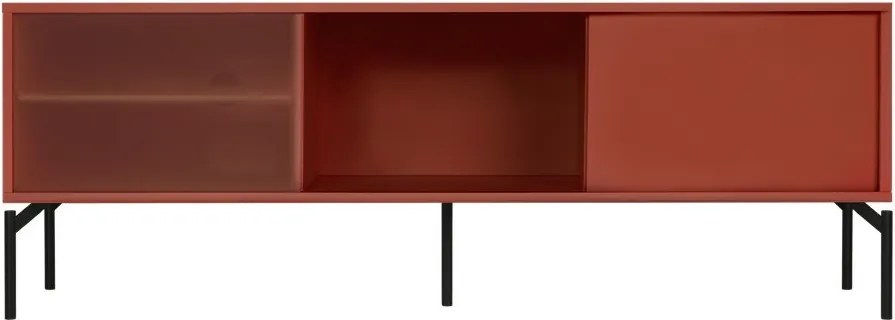 Terrakotta színű TV-állvány 160x60x42 cm Met – noo.ma