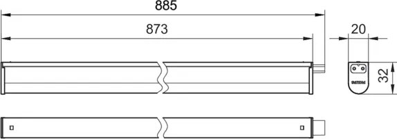 Philips - LED Pultmegvilágító PROJECTLINE LED/9,6W/230V 3000/4000/6500K