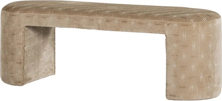 Bézs párnázott pad Jacob – WOOOD