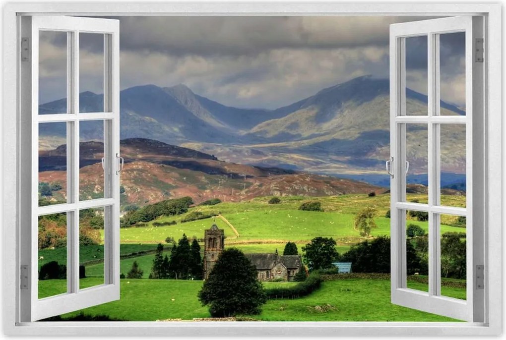 Poszterek 90x60 Hegyi tájkép