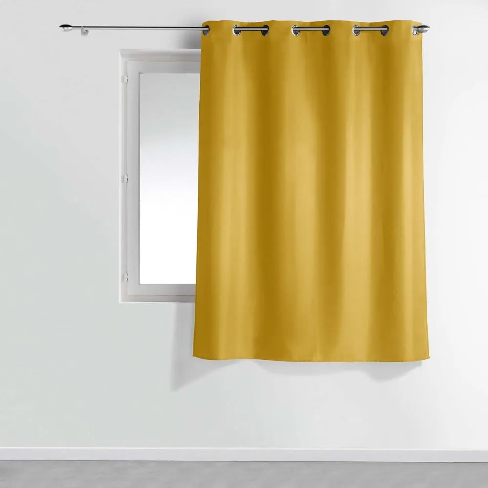 Sárga függöny 140x180 cm Essentiel – douceur d'intérieur