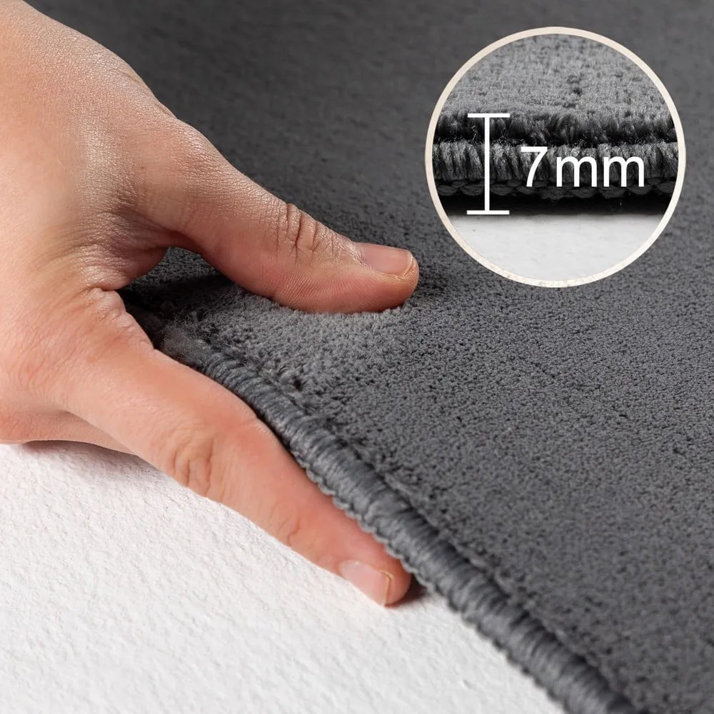Szürke mosható kerek szőnyeg ø 200 cm Sky – Ayyildiz Carpets