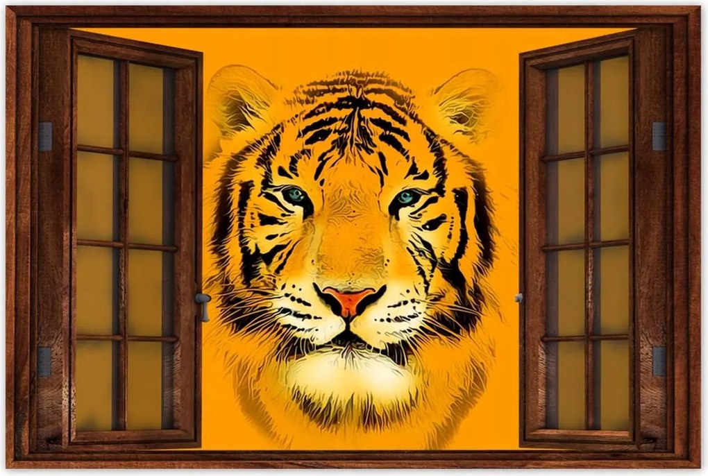 Poszter 60x40 Narancssárga tigris