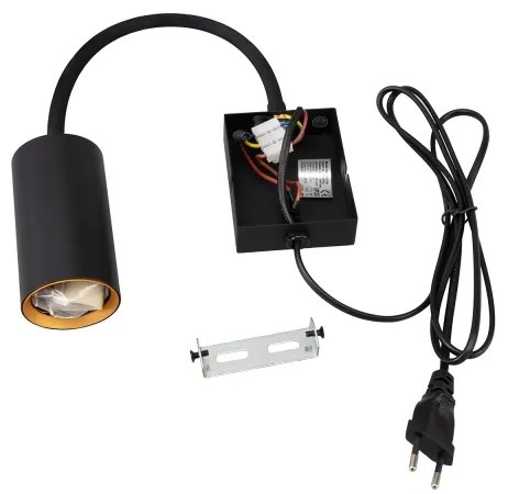 Brilagi - Állítható fali lámpa SELE 1xGU10/30W/230V fekete/arany