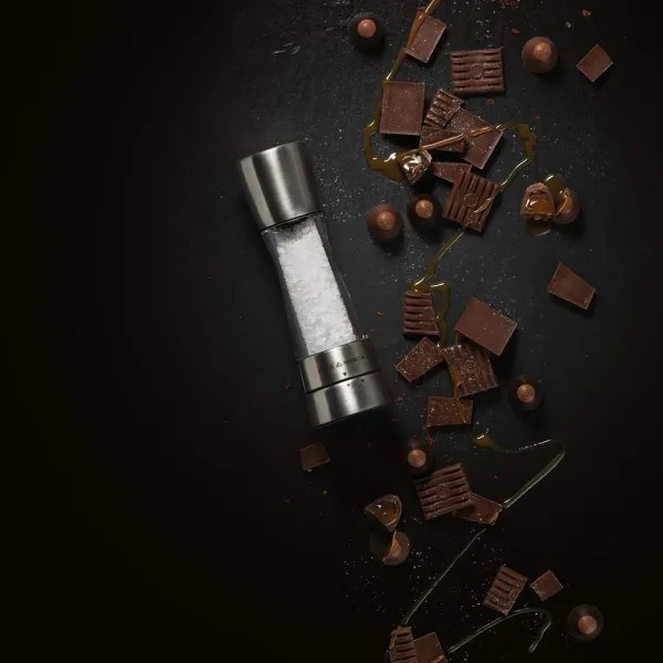 Cole&Mason - DERWENT só- és borsőrlő szett, 2 db, 19 cm, fényes króm