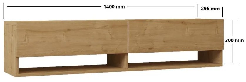TV szekrény Arges - Sapphire Oak