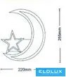 UNIVERSO Fali lámpa LED 11w 400lm CCT.kap IP20 220x255mm fehér