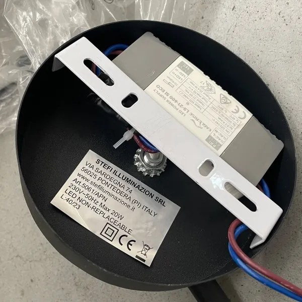 ONLI - LED Fali lámpa TWIST LED/6W/230V 4000K fekete
