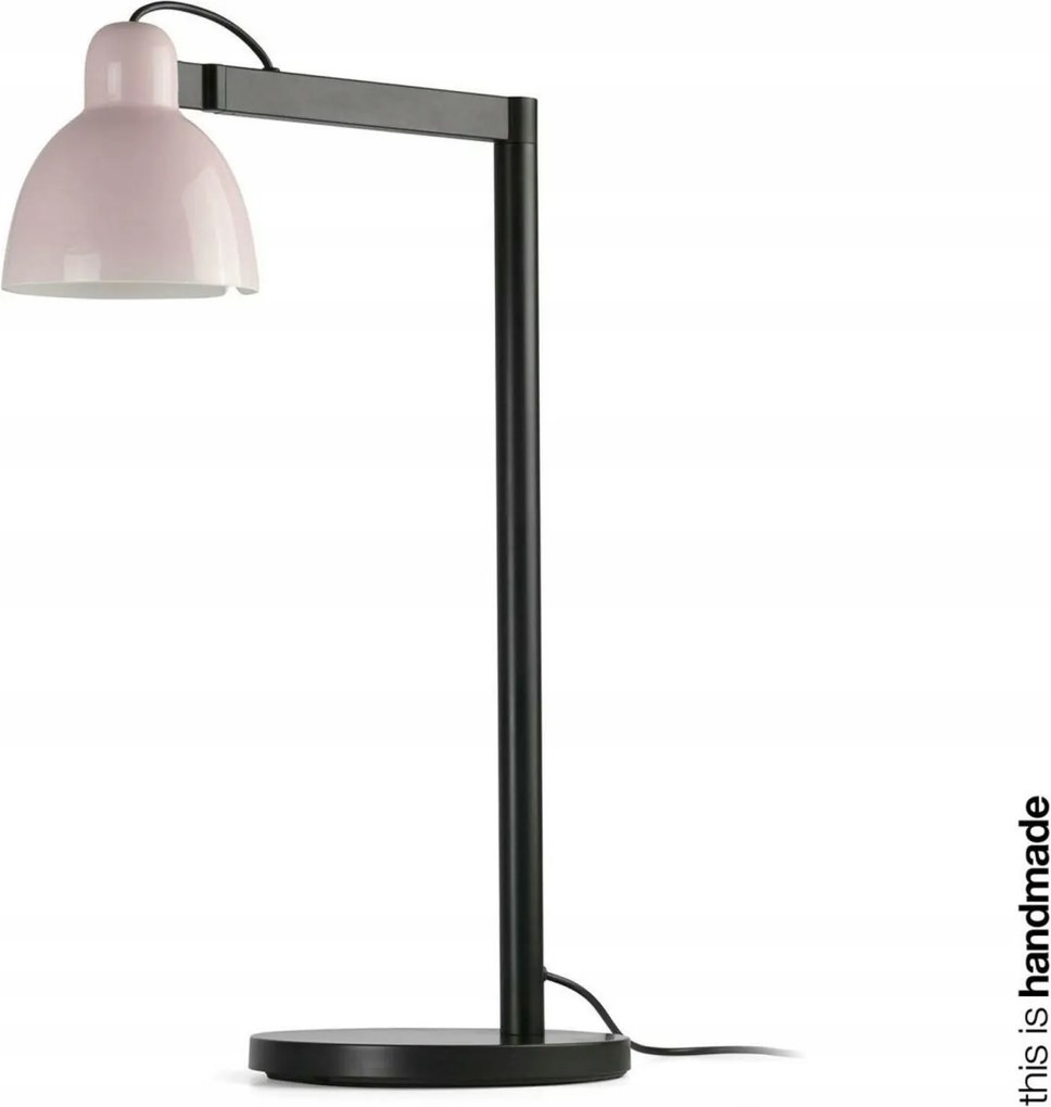 Faro Venice asztali lámpa, rózsaszín, acél, kerámia ernyő, E27, 575 mm
