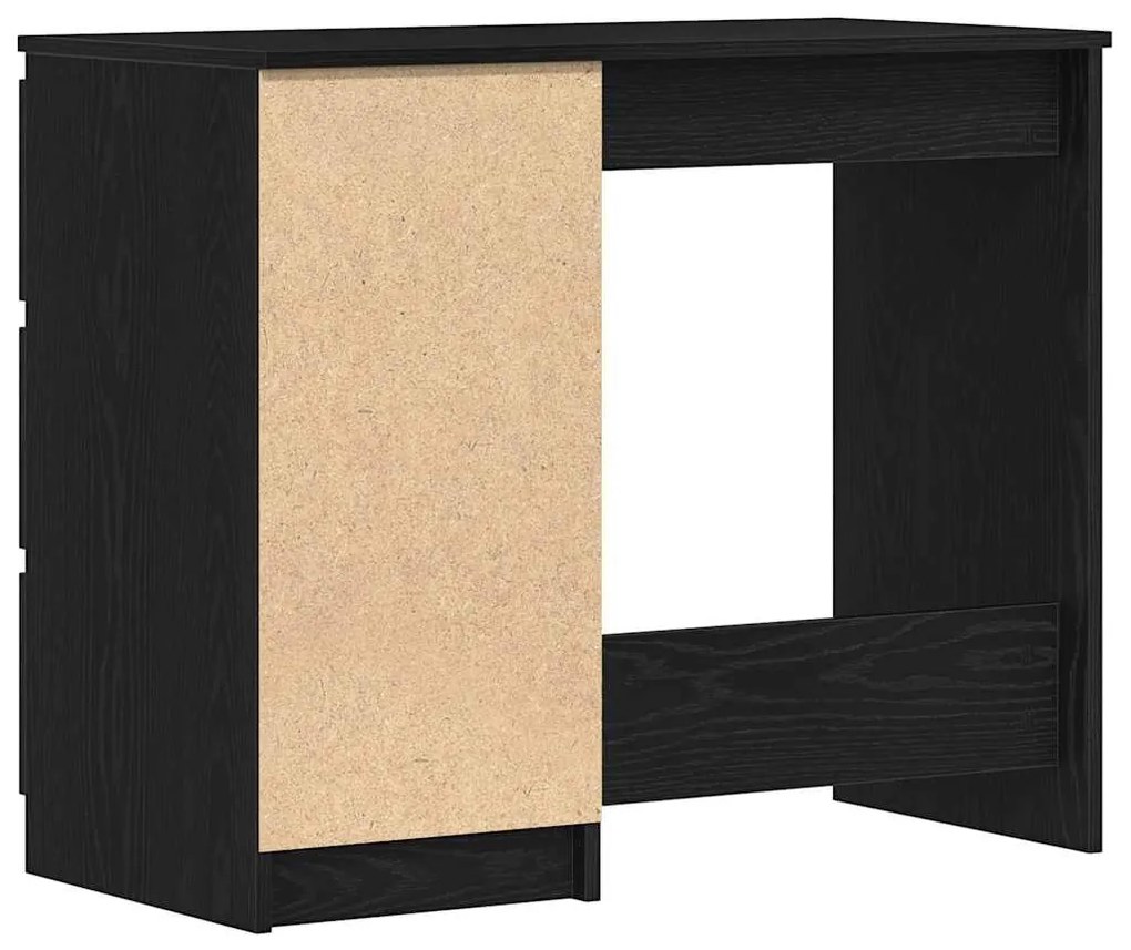 fekete tölgy forgácslap íróasztal 90 x 45 x 76 cm