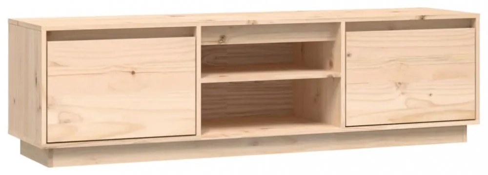 tömör fenyőfa TV-szekrény 140 x 35 x 40 cm