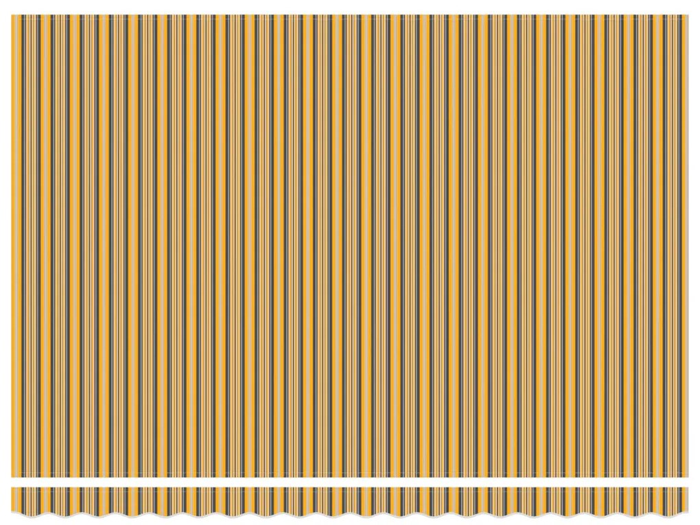 Kézi Behúzható Napellenző Többszínű Csíkos 450x300 cm