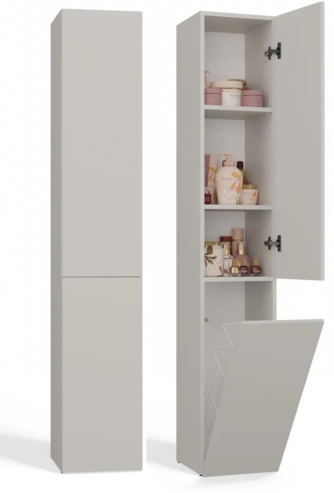 Nel IV fürdőszoba szekrény, 31x174x30 cm, kasmír