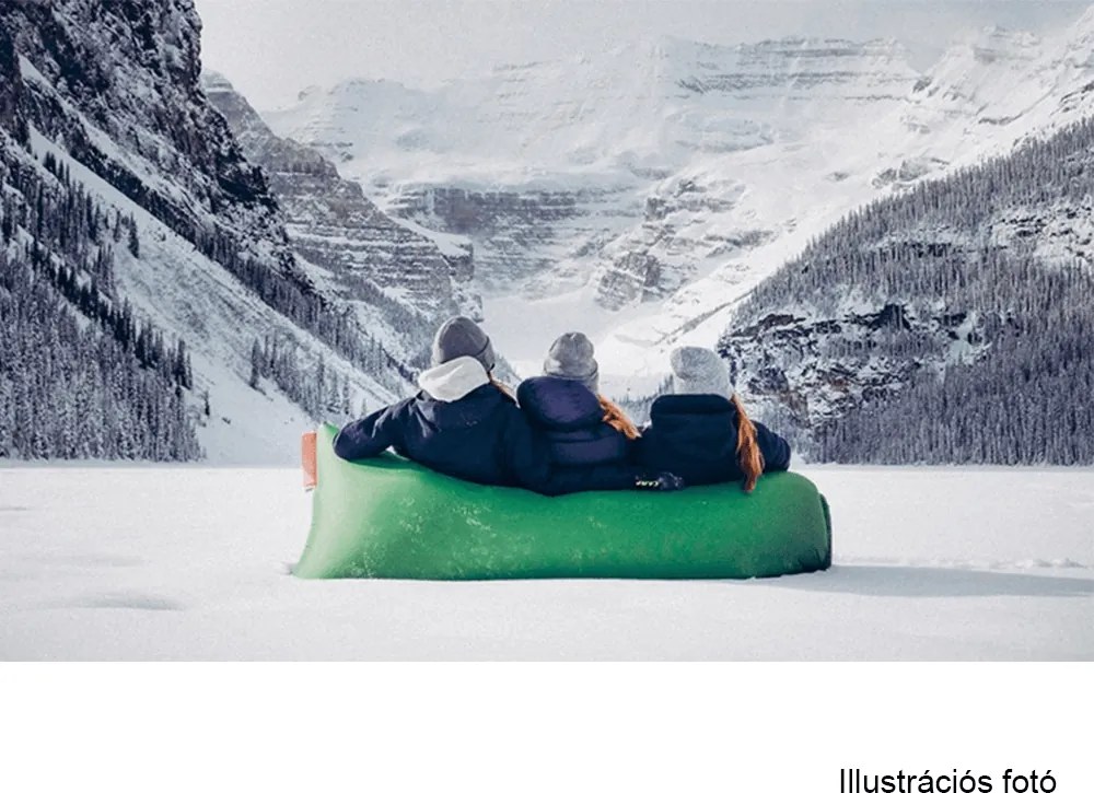 Felfújható babzsák/lazy bag, narancssárga, LEBAG