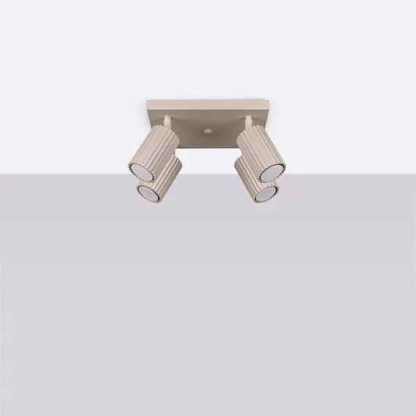 Brilagi - Spotlámpa CRESTO 4xGU10/10W/230V taupe