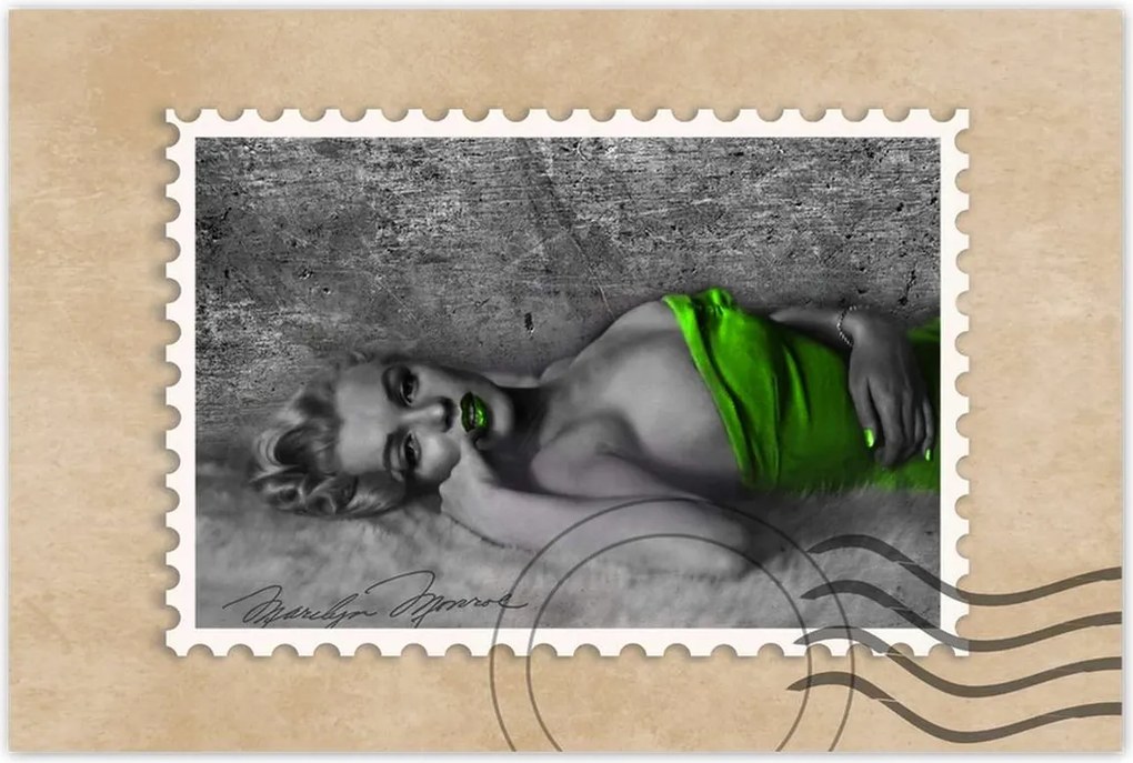 Poszterek 120x80 Lime Marilyn Monroe