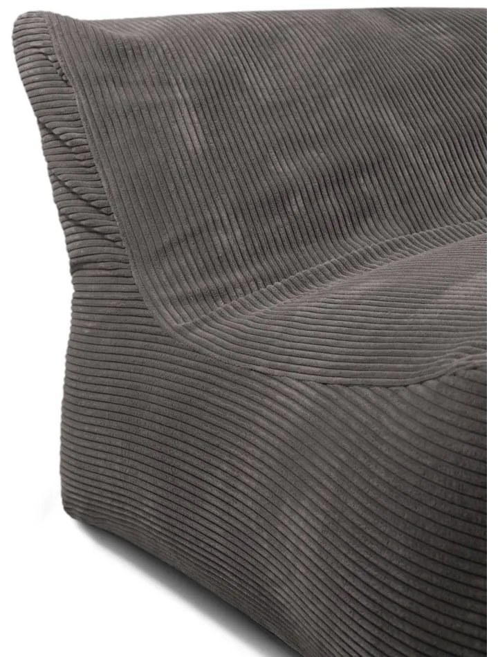 Mentazöld kordbársony babzsákfotel Sofa Lounge – SLOWDOWN