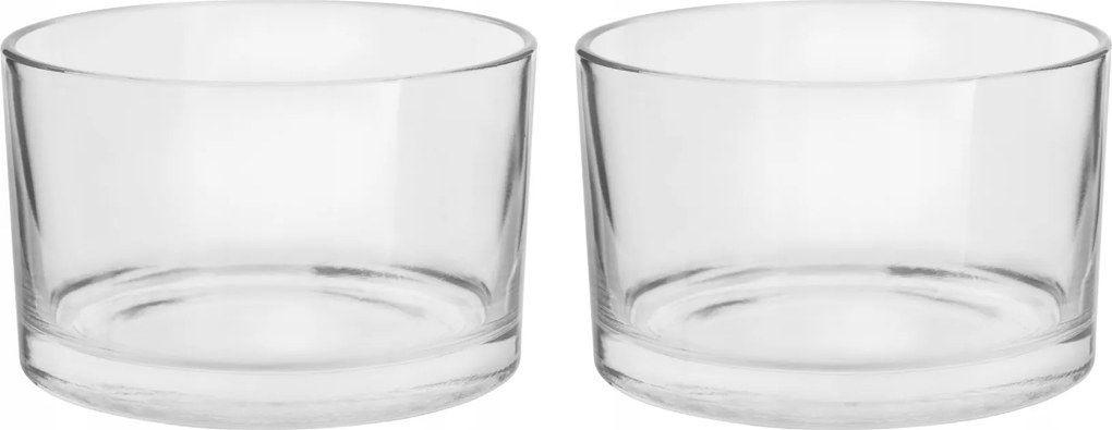 Üveg gyertyatartó Claris 350 ml 2 db-os szett