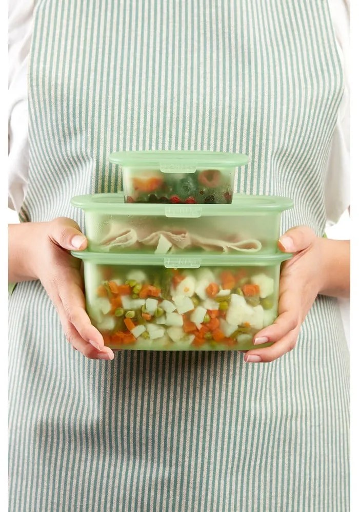 Élelmiszertartó doboz szett 3 db-os – Lékué