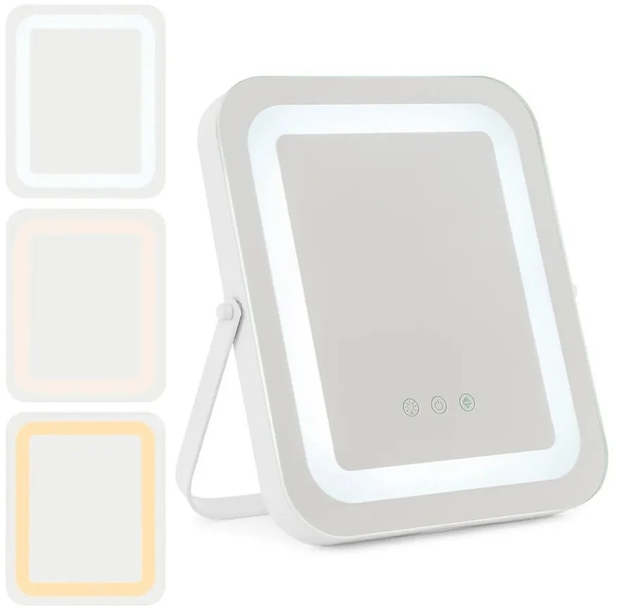 Asztali kozmetikai tükör világítással