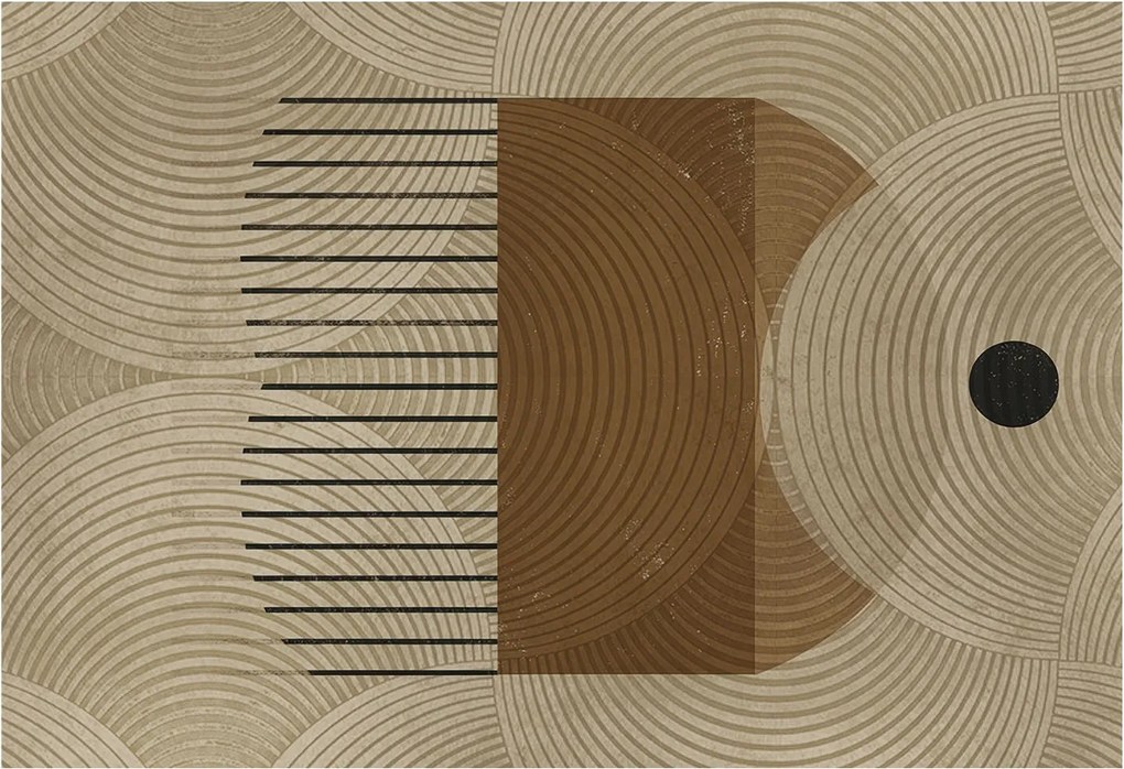 Fotótapéta Flizelin Dekoratív Hálószoba Harmónia geometria 152x104