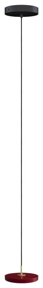 Piros LED függőlámpa fém búrával ø 15 cm Asteria Micro – UMAGE