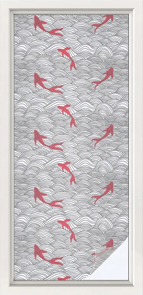 Szélvédőfólia Ablakvédő Hullámzó minta 50x116 cm